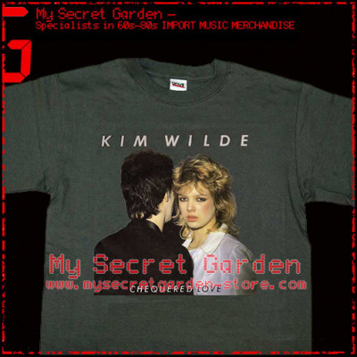 Kim Wilde - Chequered Love T Shirt  Kim Wilde - Chequered Love T Shirt